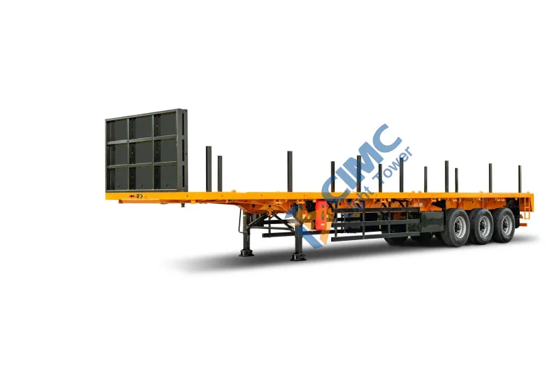 13.6M flatbed with air suspension with tri-axle for Saudi Arabia－Stand Weight