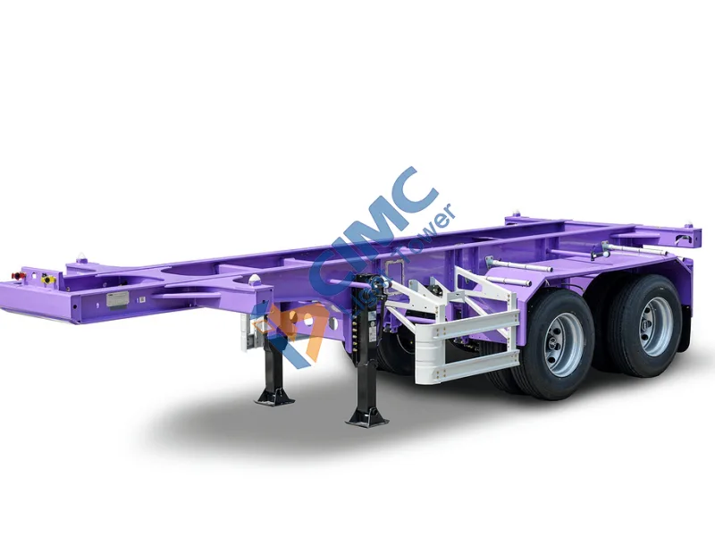 20ft container chassis purple