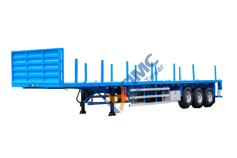 Tandem Flatbed Trailer for Saudi Arabia