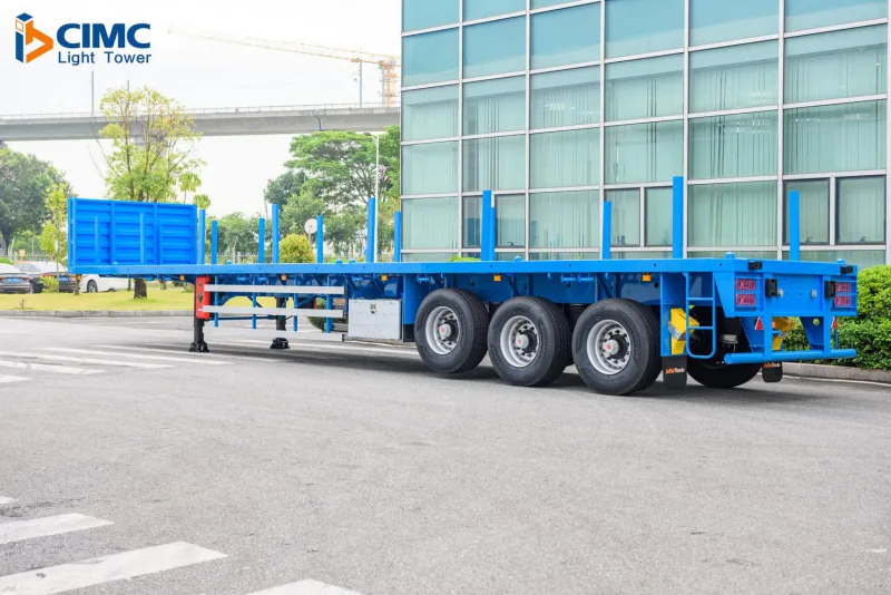 Flatbed Trailer for Saudi Arabia