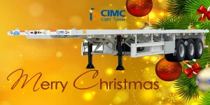 Merry Chrismas--CIMC Flatbed